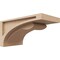 Ekena Millwork 6"W x 12"D x 6"H Wide Viola Rough Cedar Woodgrain TimberThane Corbel, Primed Tan CORUR06X12X06VIORCPR - alternate 1